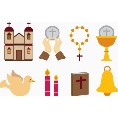 矢量基督教素材
