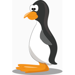 高傲可爱的企鹅