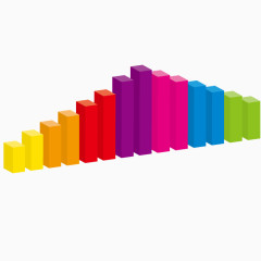 艺术折线统计图