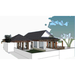 度假酒店效果图