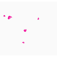 粉色清新花瓣漂浮素材