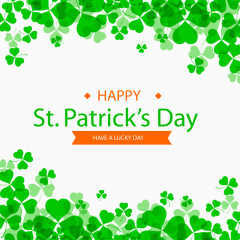 四叶草矢量背景