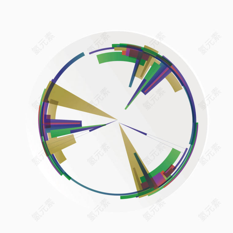 矢量雷达扫描屏幕显示