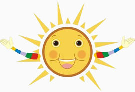 卡通可爱太阳图案