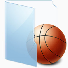 淡蓝色游戏文件夹图标