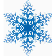 精美的雪花花纹矢量素材