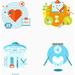 医疗设备简约logo设计素材