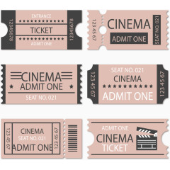 复古电影放映票根