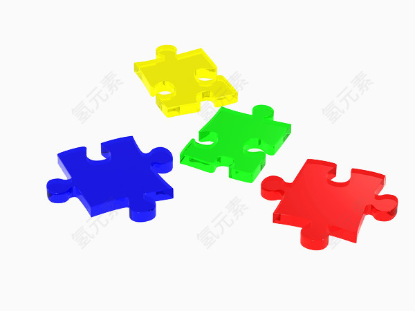 3D色彩png拼图