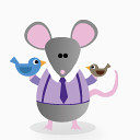 可爱老鼠桌面图标下载