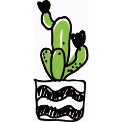 节节高升状定制仙人掌