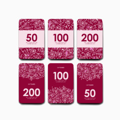 矢量时尚抵用劵优惠劵设计