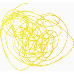 金色线团矢量图