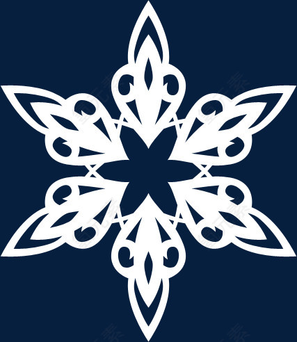 皇冠式雪花