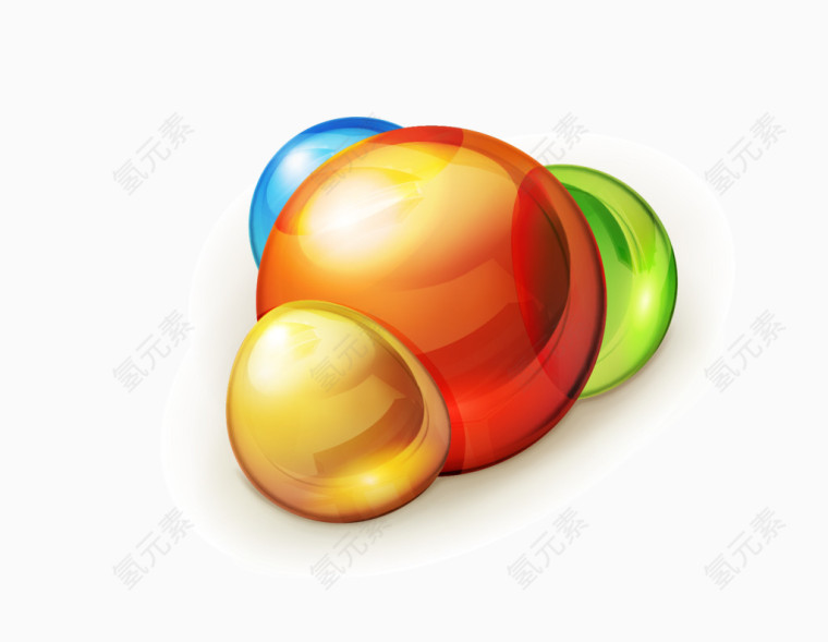 矢量多彩生物链