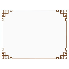 深色古典典雅边框