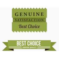 绿色环保商品促销标签矢量图