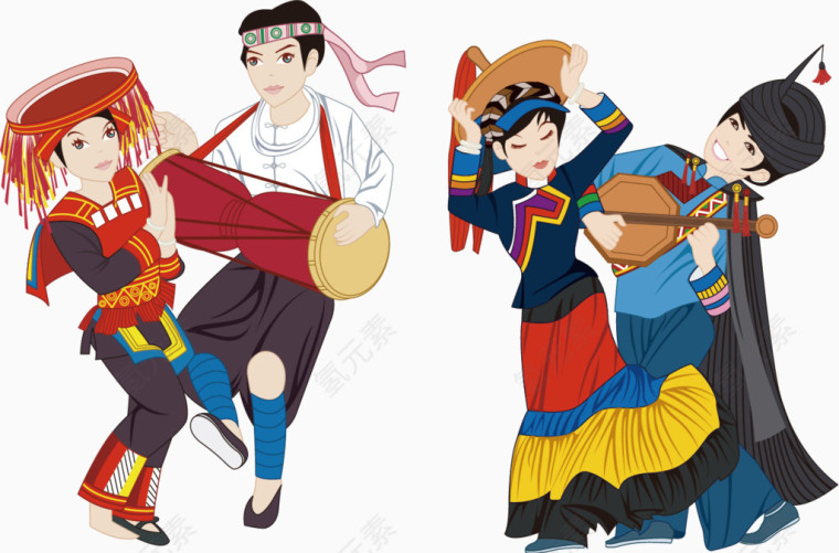 少数民族衣服服饰