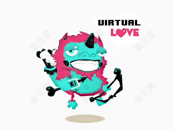 创意设计怪兽图.