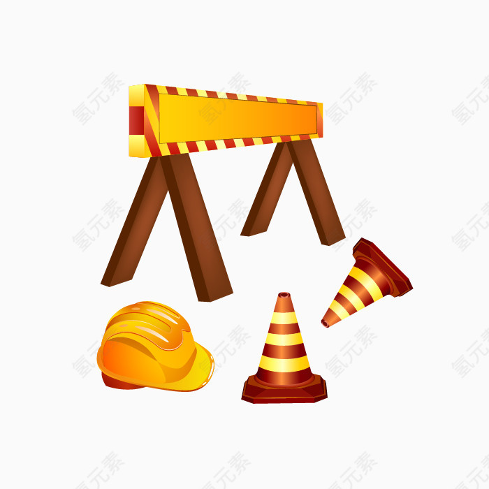 矢量建筑工地元素