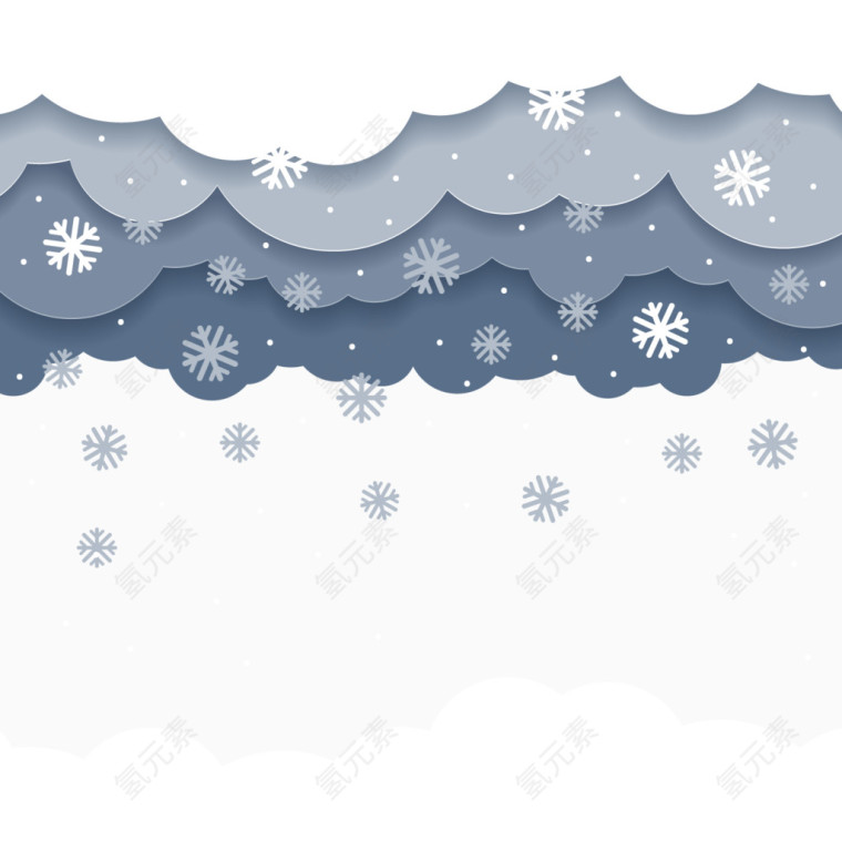 雪背景装饰