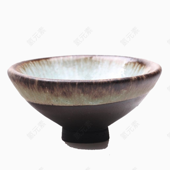 新款黑陶斗笠闻香杯