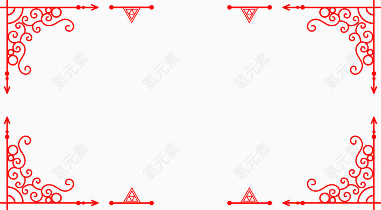 花纹边框装饰