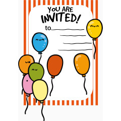 生日聚会海报促销素材