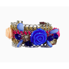 花朵装饰的金属扣