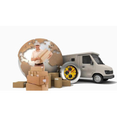 鲜花速递同城送货快捷卡车快递