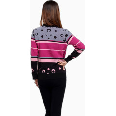 女士紫色时尚保暖内衣上衣