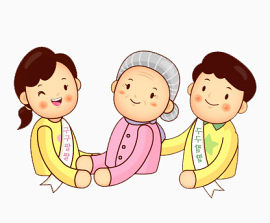 尊敬老人呵护老人