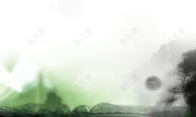 水墨丹青水墨画
