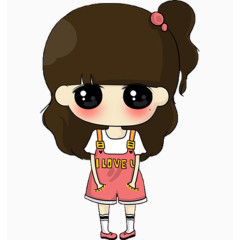 美眉日韩风可爱卡通