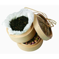 茶叶和玫瑰花