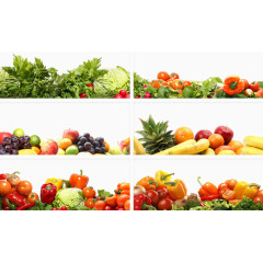 商场水果蔬菜广告装饰高清图片