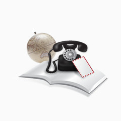 白色现代办公用品