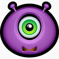 阿凡达怪物怪物害怕独眼外星人图标