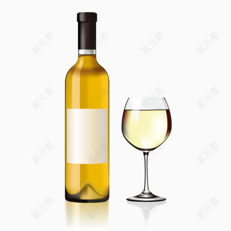 矢量图香槟酒杯