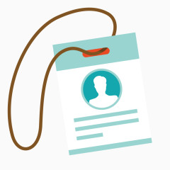 矢量新闻动态蓝色采访证