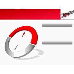 红色锁链系列PPT背景