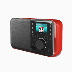 红色怀旧收音机