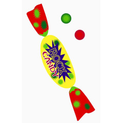 花俏的糖果包装