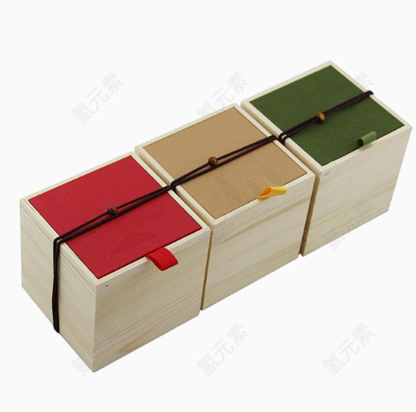 环保松木绿茶茶叶礼盒包装盒