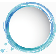 欧式大气简约圆形矢量边框