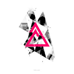 粉红创意海报素材