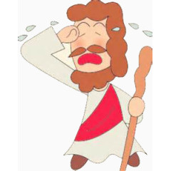 满头大汗卡通人物