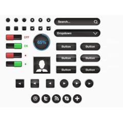 UI按钮控件工具包