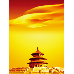 矢量国庆展板psd素材