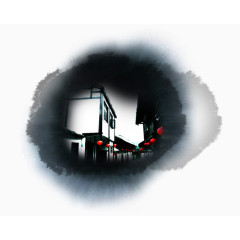 中国风水墨小镇